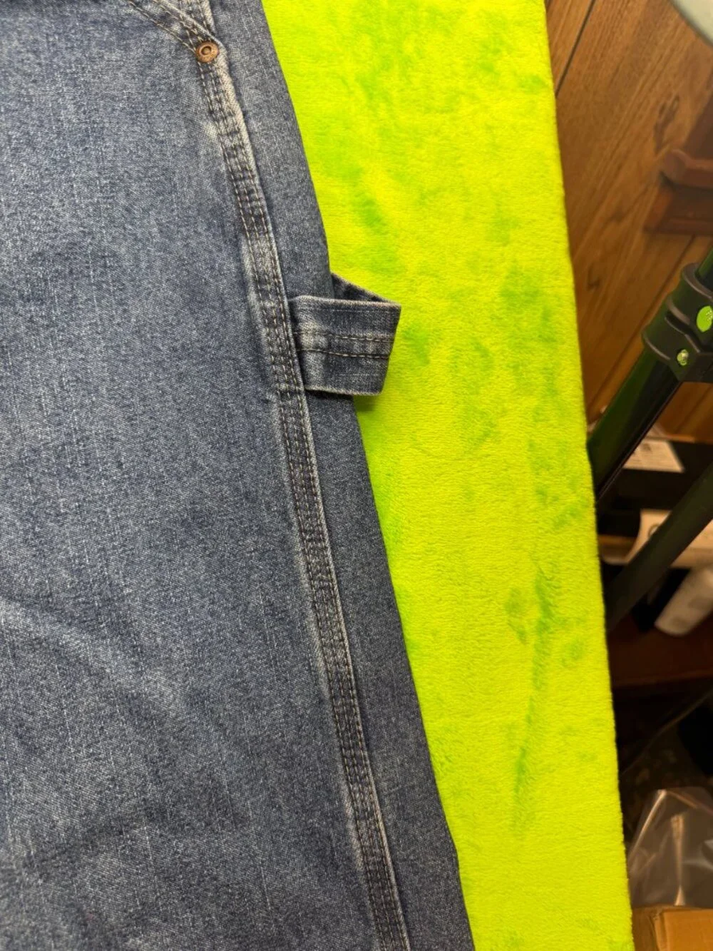 Wrangler Carpenter Jeans Mens Sz 34x34 Riveted Denim Workwear